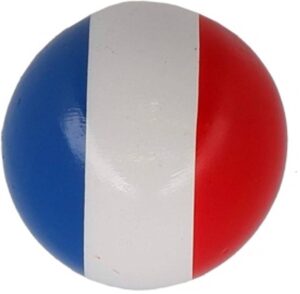 Luxury Boxwood Jack - w/French flag - 30mm/15g - by MONNERET* (France)
