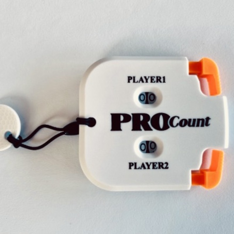 Compteur de score blanc - signé par PETANQUE SPOT