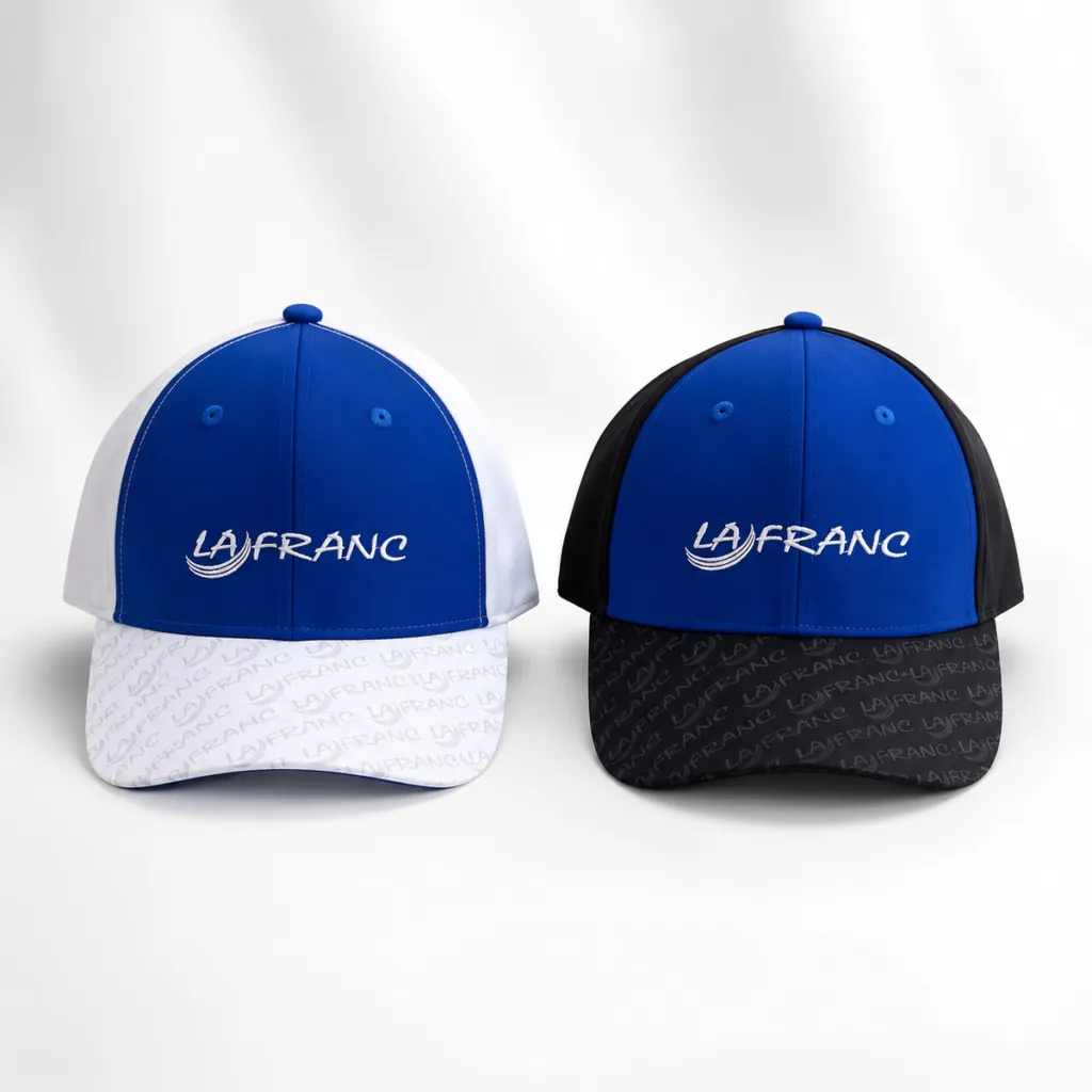 Official LA FRANC 3D Premium Cap Blue White and Blue Black PetanqueWear